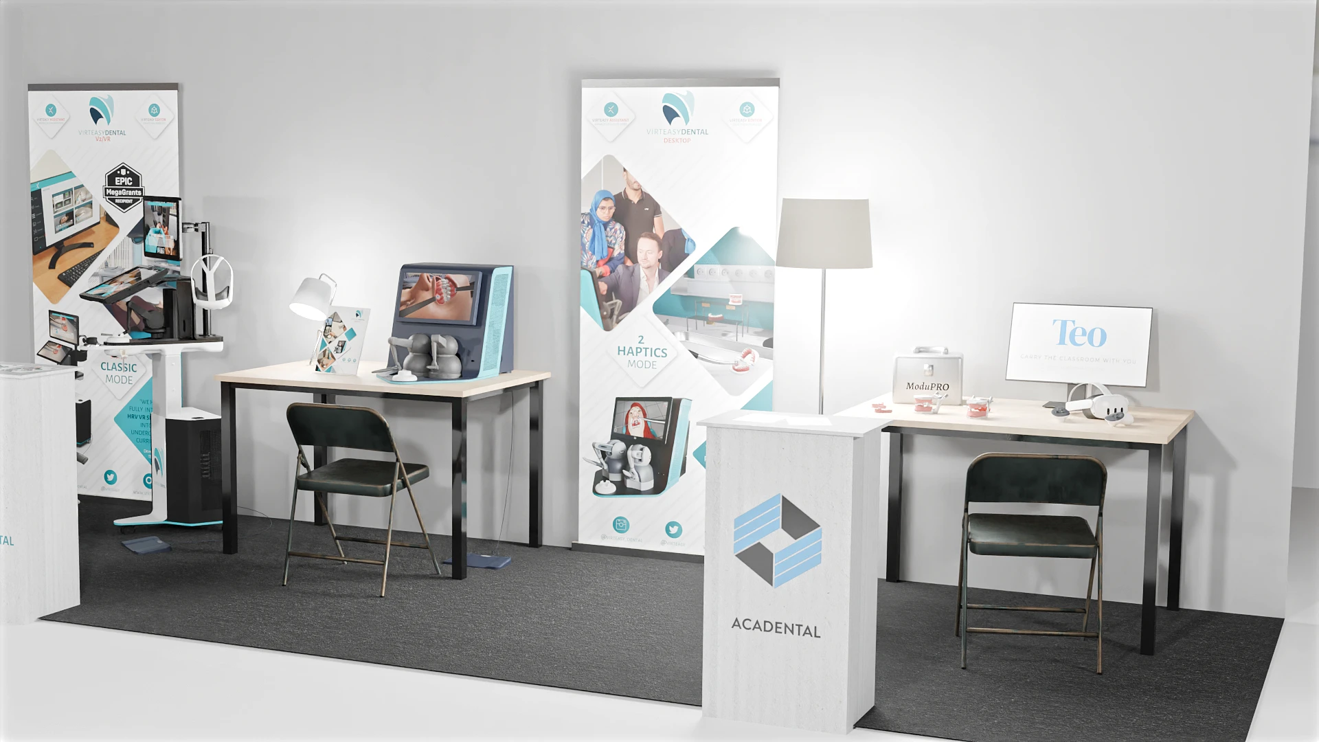 Virteasy Dental simulator — right side view
